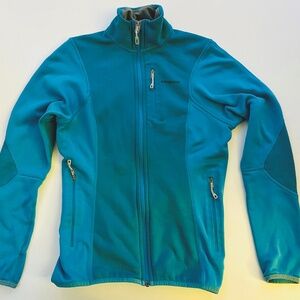 Patagonia Women’s XS Teal Full-Zip Fleece Jacket | Polartec | Cozy Outdoor Layer